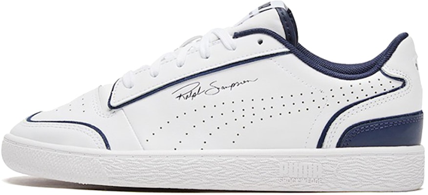 Puma Ralph Sampson Low Perforated Outline 'White Peacoat' 374070-03 Buy Puma Ralph Sampson Low Perforated Outline 'White Peacoat' 374070-03