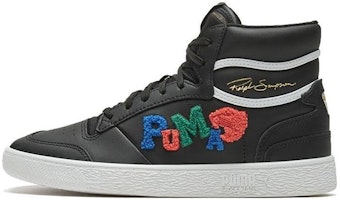 Puma Ralph Sampson Mid 'Badges - Black Grey' 371769-02 Puma Ralph Sampson Mid 'Badges - Black Grey' 371769-02