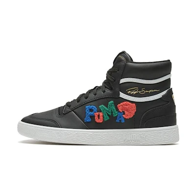 Puma Ralph Sampson Mid 'Badges - Black Grey'