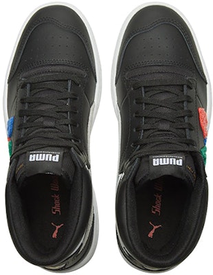 プーマ ラルフサンプソンMid "バッジ" (黒/灰) 371769-02 Shop プーマ ラルフサンプソンMid "バッジ" (黒/灰) 371769-02