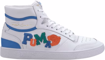 Puma Ralph Sampson Mid 'Badges - White Palace Blue' 371769-01 Puma Ralph Sampson Mid 'Badges - White Palace Blue' 371769-01