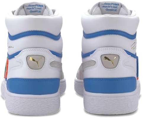 Puma Ralph Sampson 中帮“徽章 - 白色宫殿蓝” 371769-01 Shop Puma Ralph Sampson 中帮“徽章 - 白色宫殿蓝” 371769-01