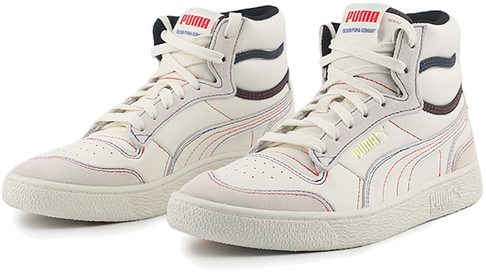 Puma Ralph Sampson Mid Panorama 'Creamwhite Black Red' 375871-01 Order Puma Ralph Sampson Mid Panorama 'Creamwhite Black Red' 375871-01