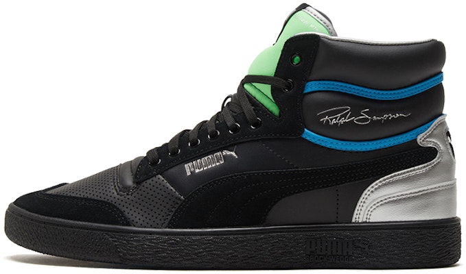 Puma Ralph Sampson Mid 'Royal - Black Elektro Green' 374150-02 Buy Puma Ralph Sampson Mid 'Royal - Black Elektro Green' 374150-02