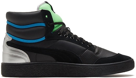 彪馬 Ralph Sampson 中筒運動鞋 'Royal - 黑色 電綠' 374150-02 Order 彪馬 Ralph Sampson 中筒運動鞋 'Royal - 黑色 電綠' 374150-02