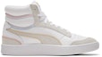 Order Puma Ralph Sampson Mid Stitch Putih/Kelabu/Kuning Kasut Papan Tinggi 373340-02