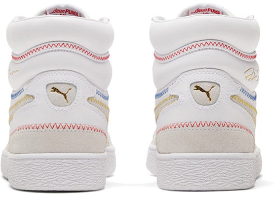 Puma Ralph Sampson Mid Blanca/Gris/Amarilla Zapatillas Altas de Baloncesto 373340-02 Purchase Puma Ralph Sampson Mid Blanca/Gris/Amarilla Zapatillas Altas de Baloncesto 373340-02