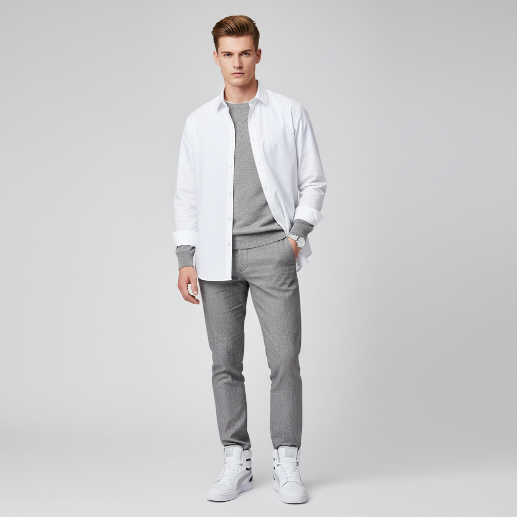 Lookbook Puma Ralph Sampson Mid 'Putih Abu-abu Violet' 370847-04