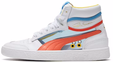Puma Ralph Sampson Mid Glass 'White/Hot Coral/Ethereal Blue' 371582-02 Puma Ralph Sampson Mid Glass 'White/Hot Coral/Ethereal Blue' 371582-02