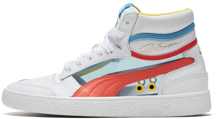 Puma Ralph Sampson Mid Glass 'White/Hot Coral/Ethereal Blue' 371582-02 Buy Puma Ralph Sampson Mid Glass 'White/Hot Coral/Ethereal Blue' 371582-02