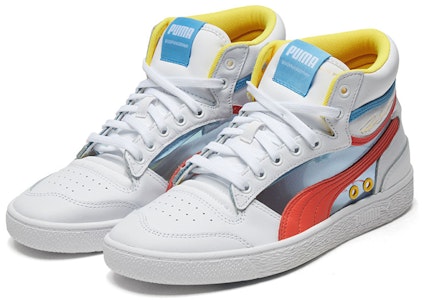 普马 Ralph Sampson 中帮玻璃 '白色/热烈珊瑚/空灵蓝' 371582-02 Lookbook 普马 Ralph Sampson 中帮玻璃 '白色/热烈珊瑚/空灵蓝' 371582-02