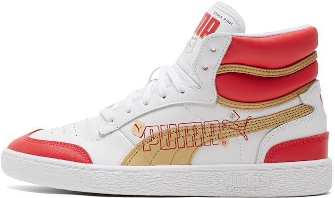 Puma Ralph Sampson Year Of Ox Mid Shoes White/Red/Gold 382290-01 Buy Puma Ralph Sampson Year Of Ox Mid Shoes White/Red/Gold 382290-01