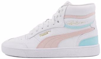 Puma Ralph Sampson Mid K Mid-top Sneakers White/Pink/Blue 373810-03 Puma Ralph Sampson Mid K Mid-top Sneakers White/Pink/Blue 373810-03