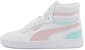 Puma Ralph Sampson Mid K Kasut Pertengahan Putih/Merah Jambu/Biru 373810-03