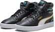 Lookbook Puma Ralph Sampson Mid OG 'Hitam Teal' 370842-01