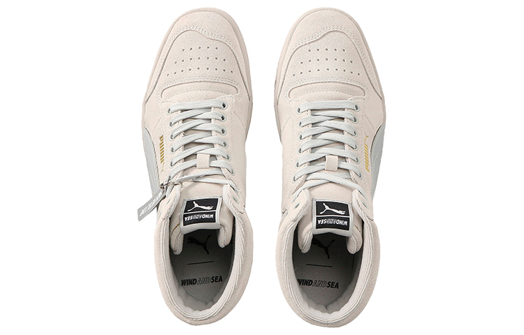 Shop PUMA Ralph Sampson 高筒 板鞋 女款 灰卡其