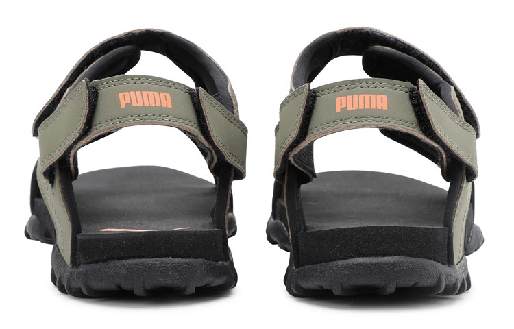 Shop プーマ レンジ IDP サンダル (黒/緑) 372749-03