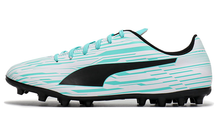 Puma Rapido III MG Football Shoes White/Green 106573-03