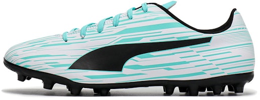 Puma Rapido III MG Football Shoes White/Green 106573-03 Puma Rapido III MG Football Shoes White/Green 106573-03
