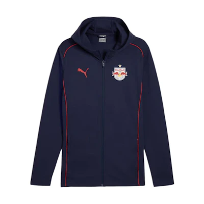 Puma RB Salzburg SS24 Logo Hoodie Jacket Red/Blue Fashion Casual Wear 778395-10