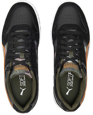 PUMA Rbd Game 復古休閒 低筒 平底鞋 男女款式 黑橄欖色 Shop PUMA Rbd Game 復古休閒 低筒 平底鞋 男女款式 黑橄欖色