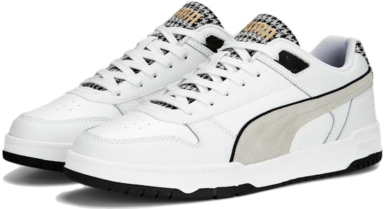 (W) 푸마 Rbd 게임 로우 하운드투스 '화이트' 389321-01 Lookbook (W) 푸마 Rbd 게임 로우 하운드투스 '화이트' 389321-01