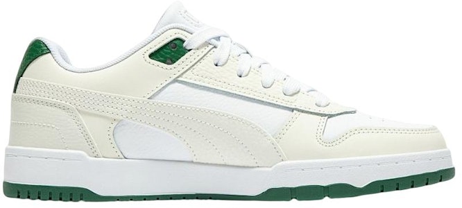 PUMA RBD 遊戲低筒 防滑耐磨 板鞋 男女通用 白綠 Order PUMA RBD 遊戲低筒 防滑耐磨 板鞋 男女通用 白綠