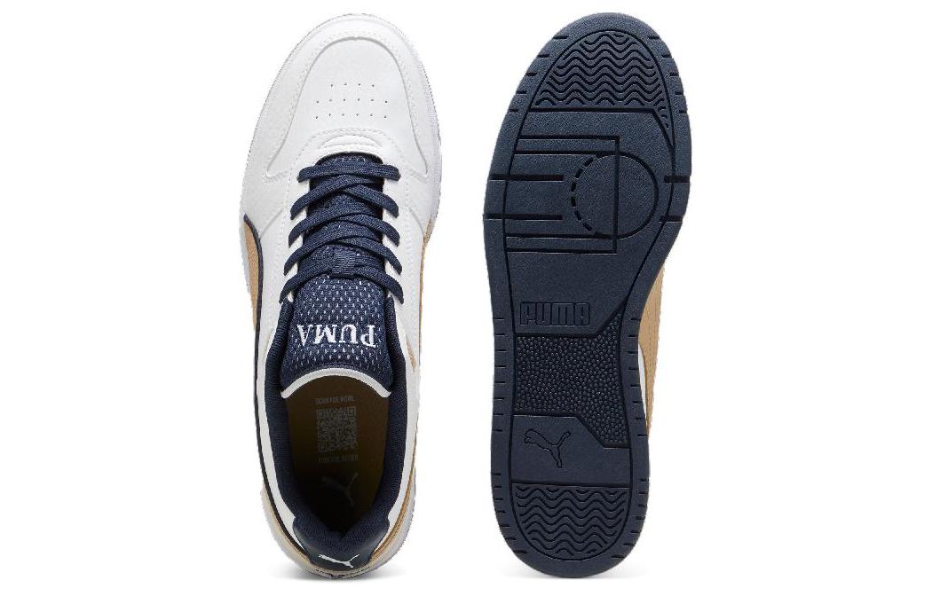 Shop Zapatillas Puma RBD Game Low Retro Club 'Blanco Negro Oro' 395075-01
