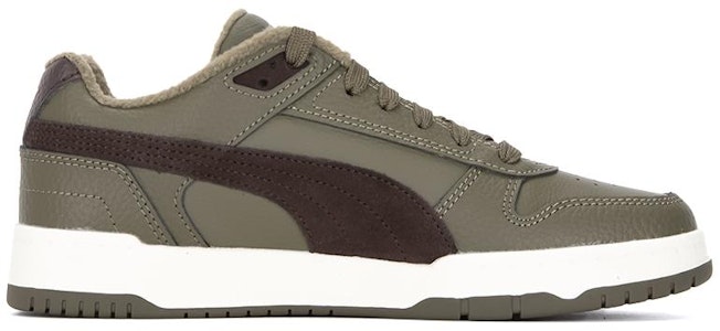 PUMA RBD 遊戲低筒Wtr 防滑耐磨 板鞋 男女款 綠褐色 Order PUMA RBD 遊戲低筒Wtr 防滑耐磨 板鞋 男女款 綠褐色