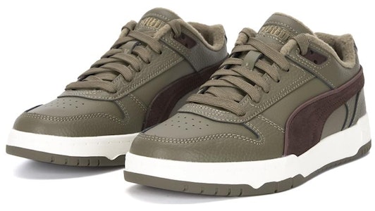 PUMA RBD 遊戲低筒Wtr 防滑耐磨 板鞋 男女款 綠褐色 Lookbook PUMA RBD 遊戲低筒Wtr 防滑耐磨 板鞋 男女款 綠褐色