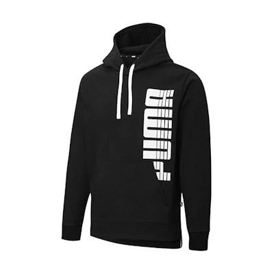 Puma Rebel Bold Logo Black Casual Sports Hoodie 581061-01