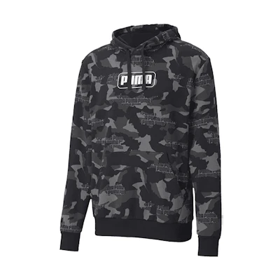 Puma Rebel Camo AOP Black Casual Loose Hoodie 585021-01