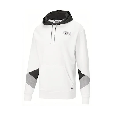 Puma Rebel Colorblock Knit Hoodie White 588868-02