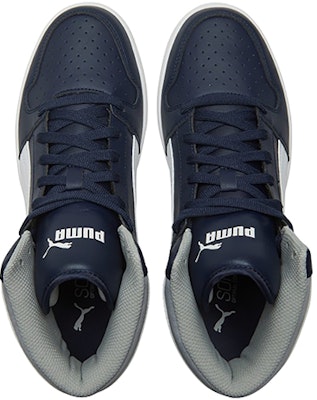 Puma Rebound Mid-High Azul/Blanco/Gris 369573-16 Shop Puma Rebound Mid-High Azul/Blanco/Gris 369573-16