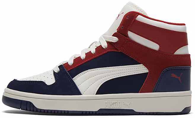 Puma Rebound Sd Dark Blue/White/Red Mid Casual Board Shoes 370219-04 Buy Puma Rebound Sd Dark Blue/White/Red Mid Casual Board Shoes 370219-04