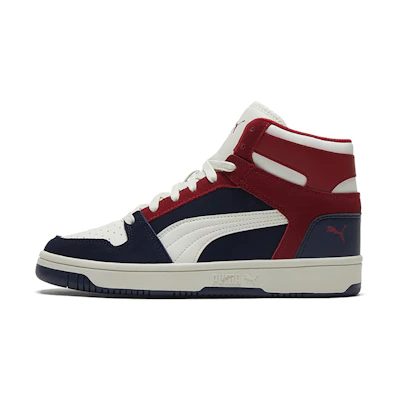 Puma Rebound Sd Dark Blue/White/Red Mid Casual Board Shoes