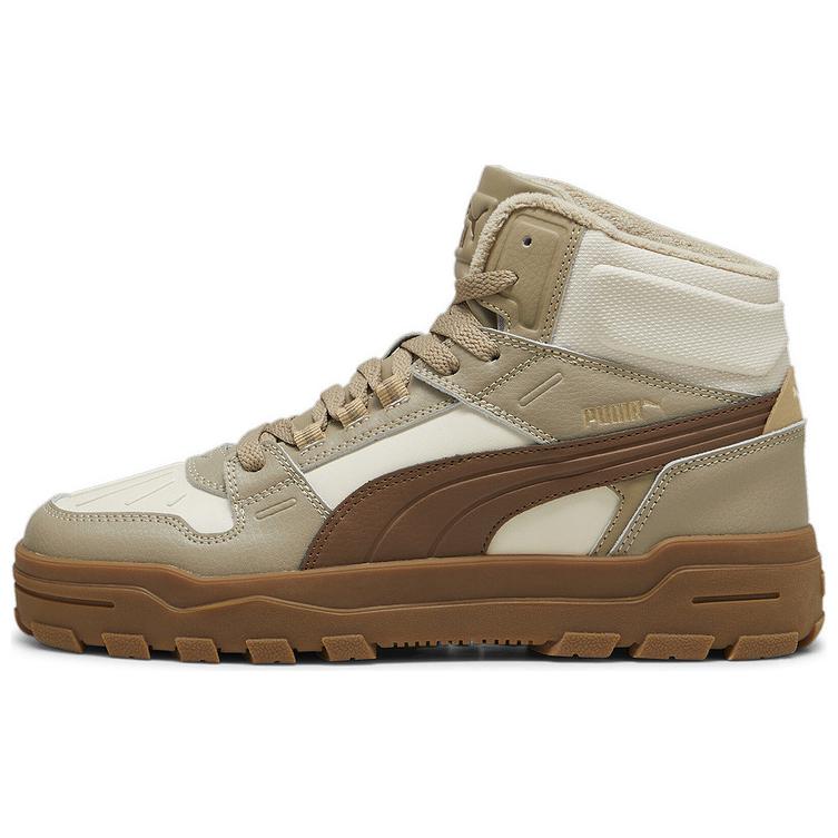 PUMA Rebound Abrupt WTR Brown Mid-Top Sneakers Stylish & Cozy. 398697-02