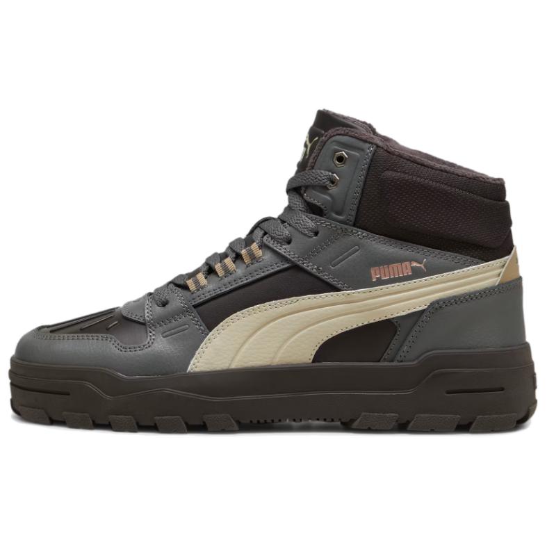 PUMA Rebound Abrupt WTR High-Top Sneakers Black Grey Casual Shoes 398697-01