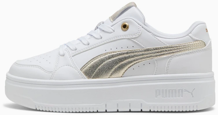 Puma Rebound Femme Low Metallic White Casual Shoes 40606301 Buy Puma Rebound Femme Low Metallic White Casual Shoes 40606301