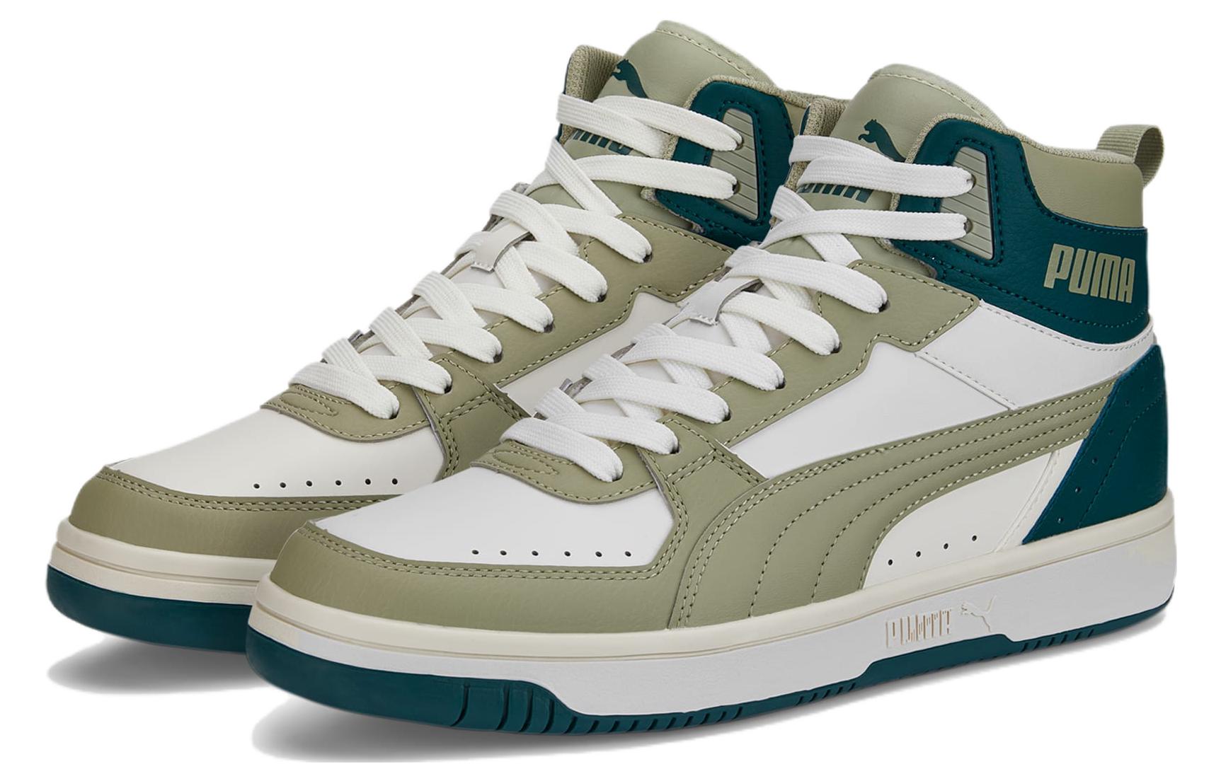 Lookbook 彪马 Rebound Joy '薄雾灰绿'篮球鞋 374765-18