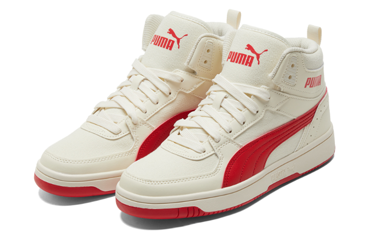 Lookbook Puma Rebound Joy CV ''Bianco Whisper Rosso High Risk'' 387875-02
