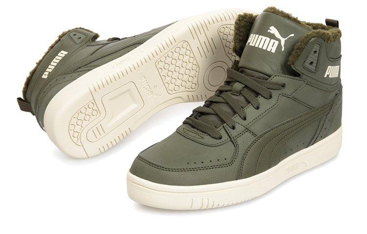 Puma Rebound Joy Fur Army Green/ Casual 'White' 圖 3