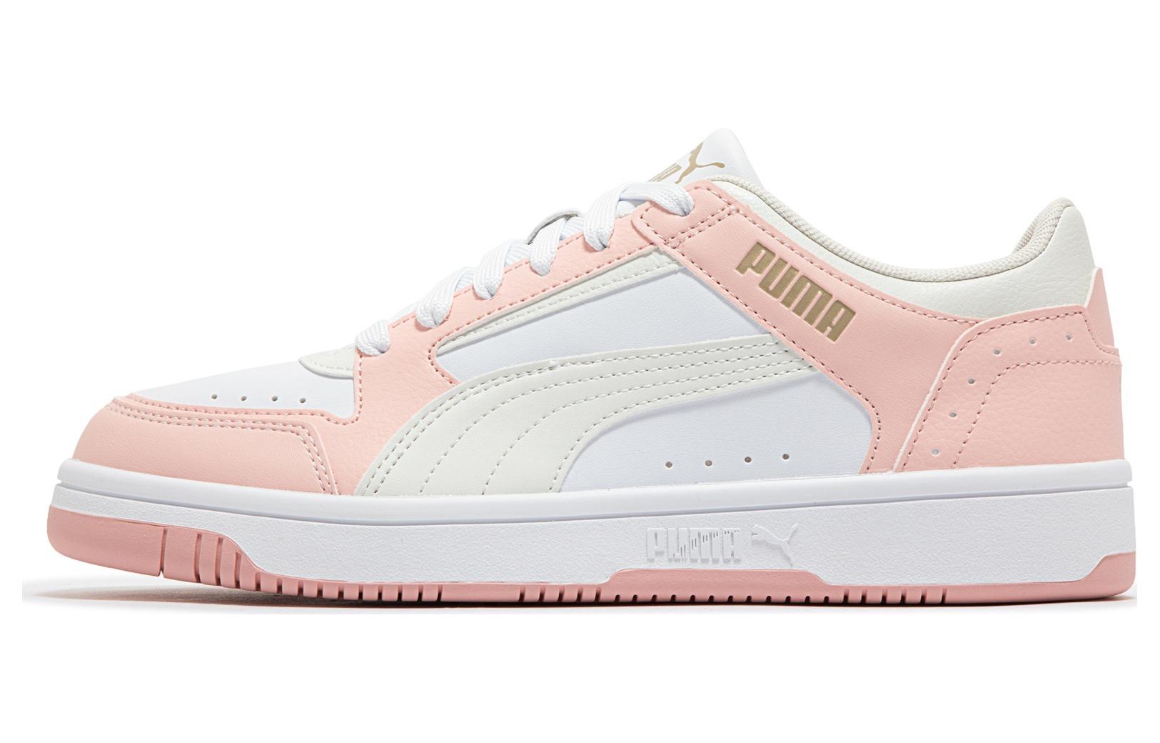 Puma Rebound Joy Low-Top Sneakers Pink White Comfort & Cushioning. 380747-28