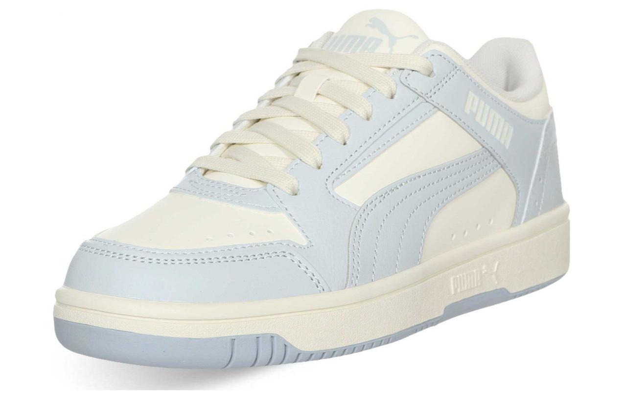 Lookbook PUMA REBOUND 經典舒適 防滑耐磨 低幫 板鞋 男女同款 白藍