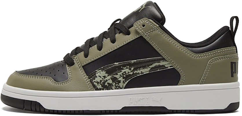 Puma Rebound Layup Locamo Casual Sneakers Black/Green/White 368876-02 Buy Puma Rebound Layup Locamo Casual Sneakers Black/Green/White 368876-02