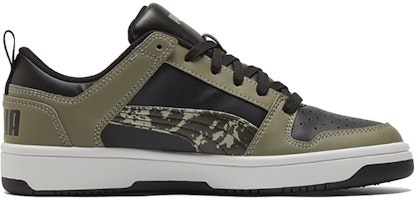彪马Rebound Layup Locamo休闲运动鞋 黑/绿/白色 368876-02 Order 彪马Rebound Layup Locamo休闲运动鞋 黑/绿/白色 368876-02
