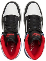 푸마 리바운드 레이업 블랙/레드/블루 미드 농구화 369573-18 Shop 푸마 리바운드 레이업 블랙/레드/블루 미드 농구화 369573-18