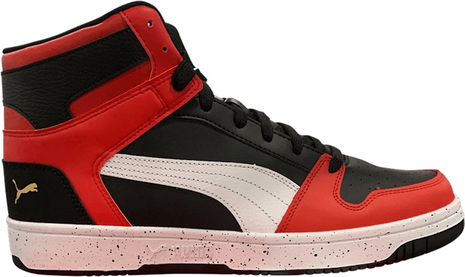 Puma Rebound LayUp 'Speckle - Black High Risk Red' 383222-01 Buy Puma Rebound LayUp 'Speckle - Black High Risk Red' 383222-01
