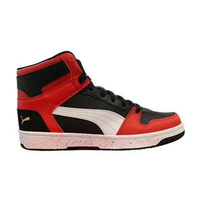 Puma Rebound LayUp 'Speckle - Black High Risk Red'