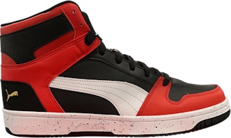 Puma Rebound LayUp 'Speckle - Black High Risk Red' 383222-01 Puma Rebound LayUp 'Speckle - Black High Risk Red' 383222-01